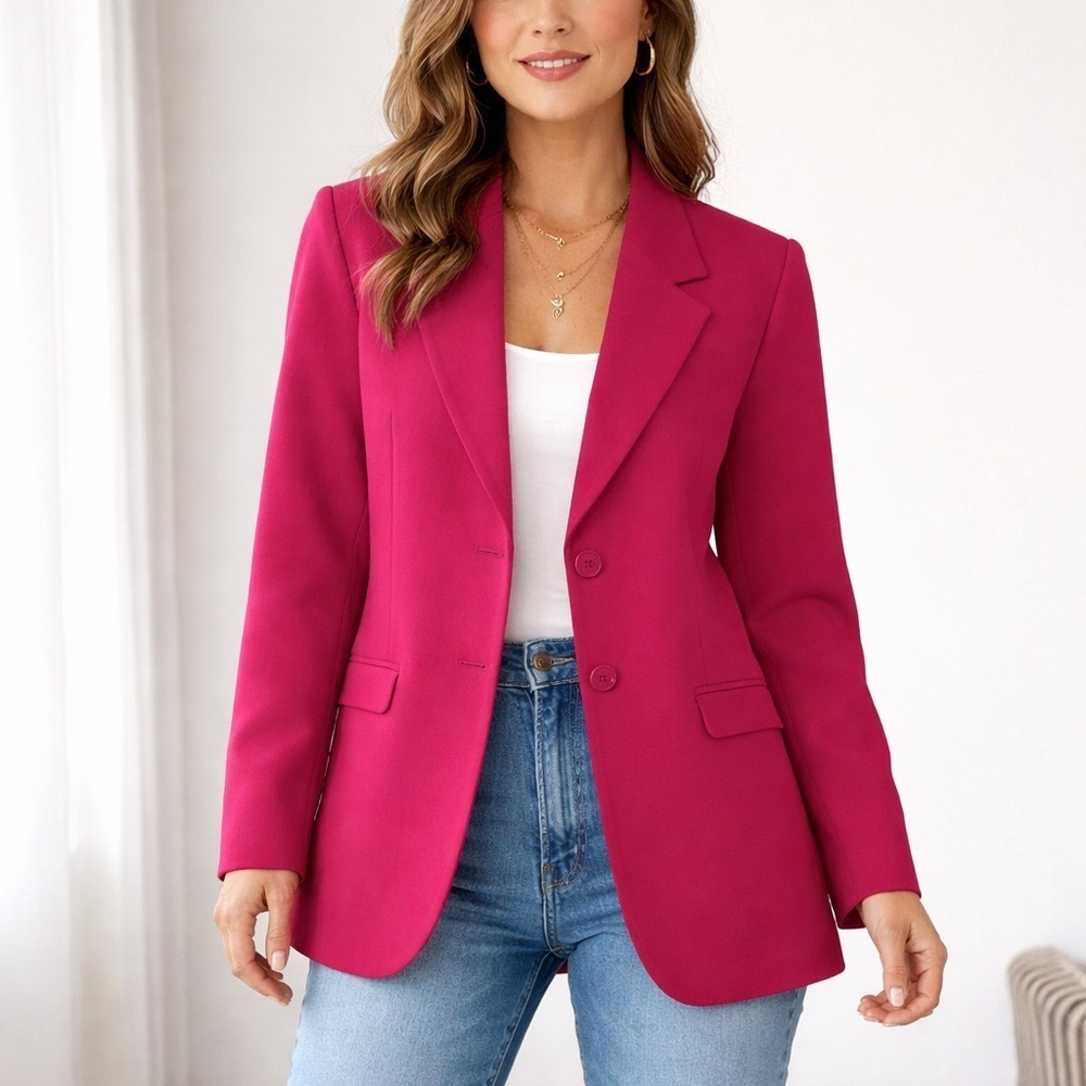 D’allards Woman’s Size 10 Blazer Wool/Cashmere/Nylon Blend Business Casual work